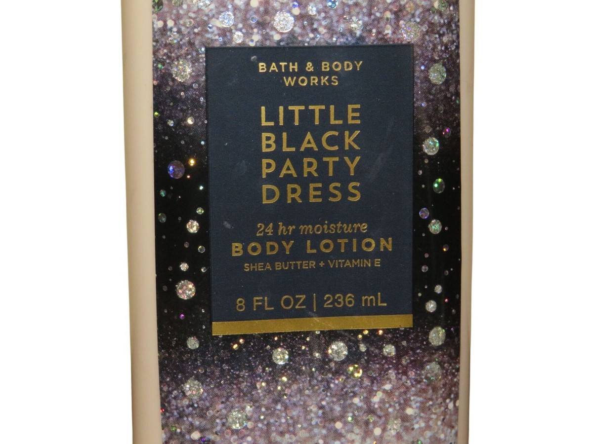 Bath & Body Works Little Black Party Dress Body Lotion 8 Fl Oz 24 Hr Moisture Sh