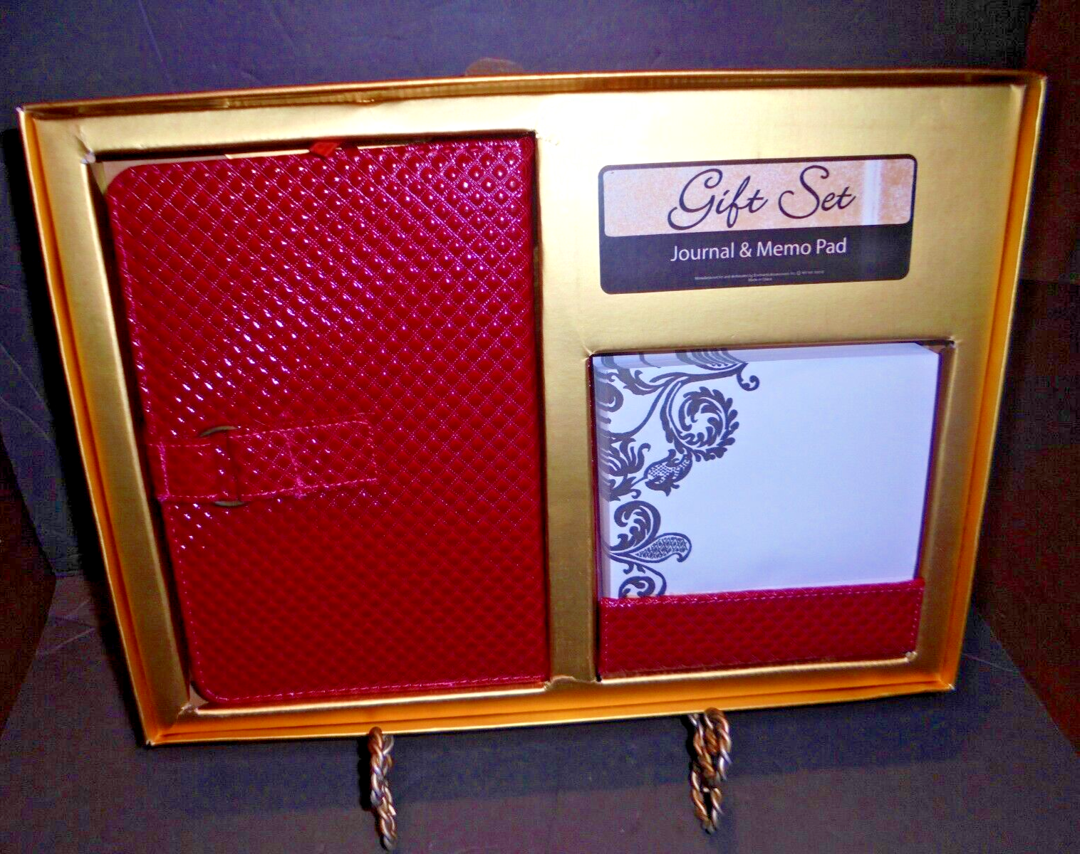 Personalized Journal and Memo Pad Gift Set   -image