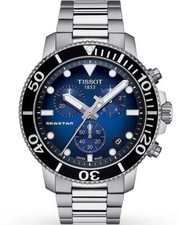 Orologio Tissot Uomo Seastar 1000 Chrono Quadrante Blu Acciaio T120.417.11.041.01