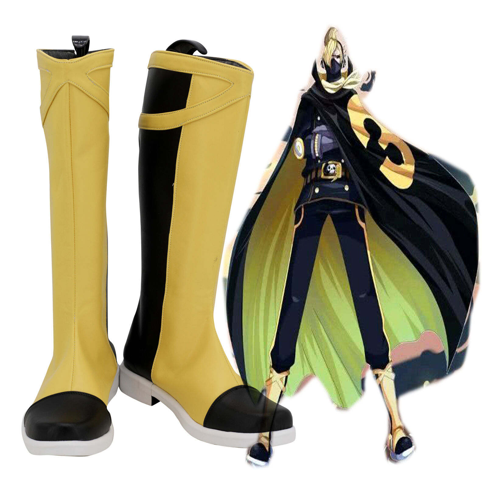 One Piece Vinsmoke Niji Cosplay Shoes Boots – FM-Anime