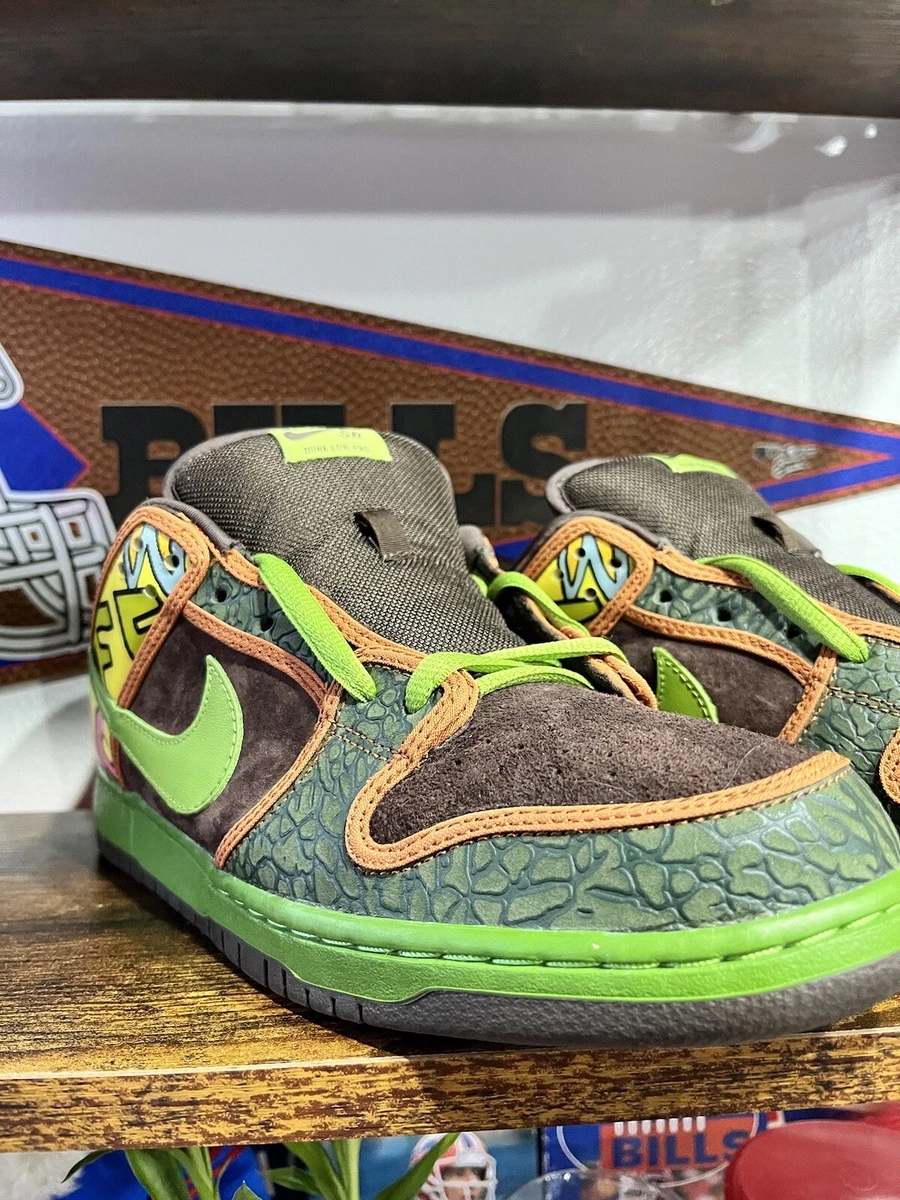 Nike Dunk Low Prm Dls Sb Qs De La Soul Safari Altitude Green 789841-332 Us12
