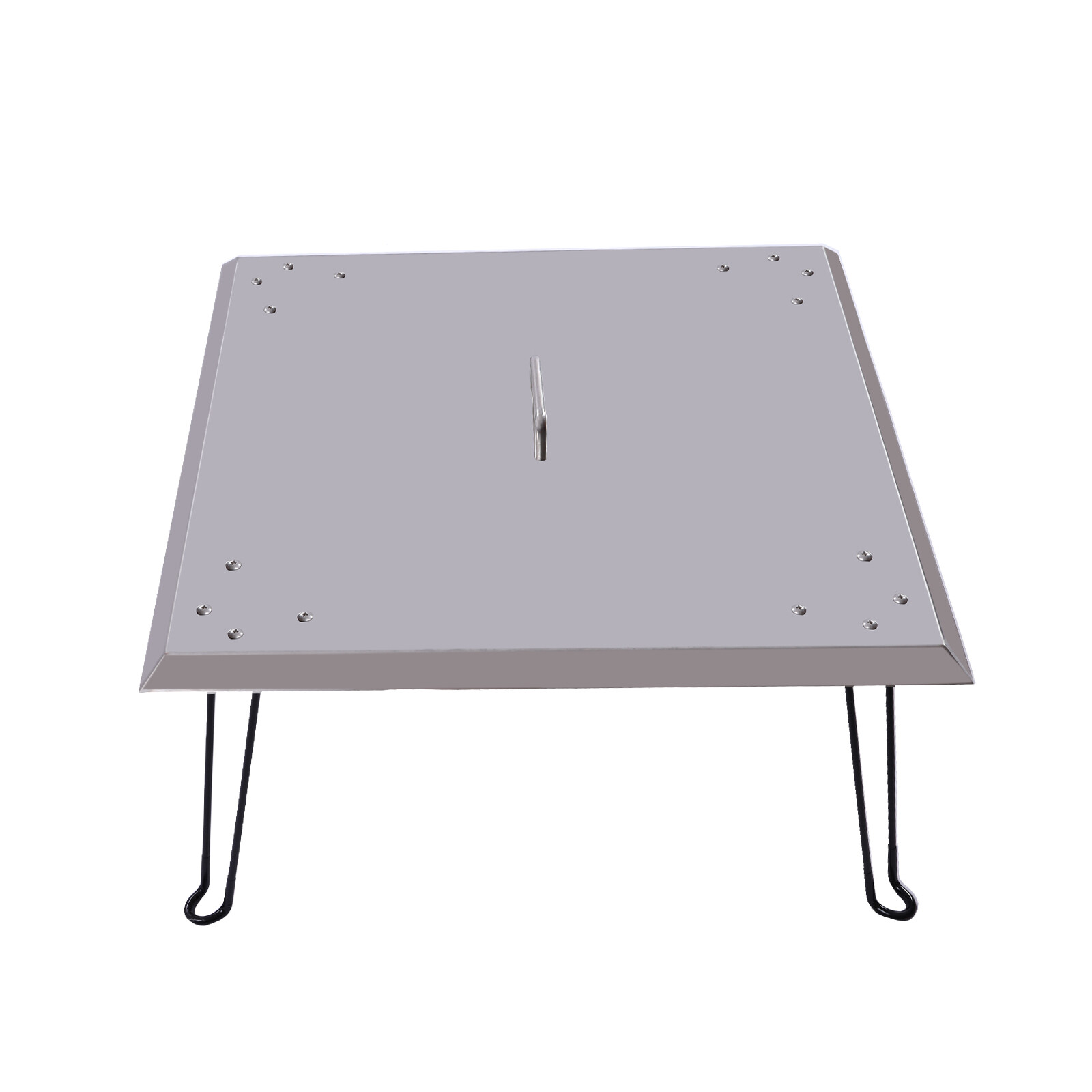 Fire Pit Burner Cover Fire Pit Heat Deflector for Round or Rectangular