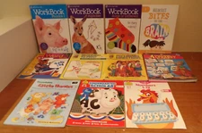 K-1st Grade Curriculum Work book GOLDEN STEP AHEAD ALPHABET PHONICS PRINT LOT 11