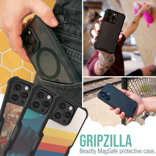 Smartish Gripzilla MagSafe Armor Case for iPhone 16/16 Pro/16 Plus/16 Pro Max - Photo 17 sur 32