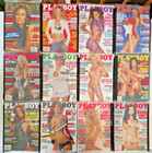 Playboy 2003 Complete Year Set • 12 Issues VF • Carmen Electra Chyna Starbucks