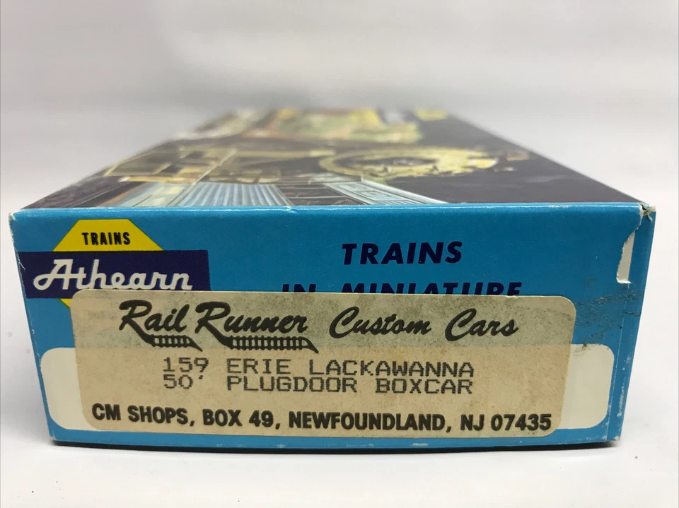 Athearn RAIL RUNNER HO Scale 159 Erie Lackawanna 50’ Plug Door Boxcar Custom Kit - Image 2 of 2