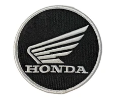 Honda Motorcycles Automotive Premium Circle 3in Embroidered Iron-on Patch