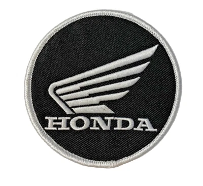 Honda Motorcycles Automotive Premium Circle 3in Embroidered Iron-on Patch
