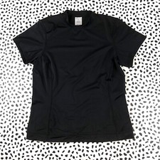Lands End Black Small Aquatic Short Sleeve Rashguard SWIM TEE 410315
