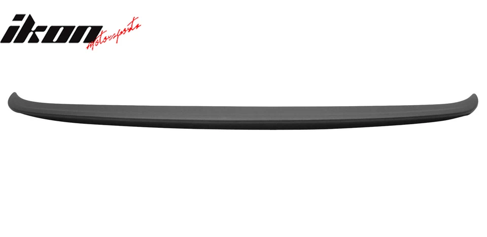 Fits 04-10 BMW E60 5 Series AC Style Matte Black Rear Trunk Spoiler Wing Lip ABS - Image 2 of 4