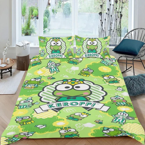 Cartoon Sanrio Keroppi Bedding Sets