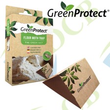Green Protect Flour Moth Trap Indoor Sticky Catcher Easy To Use