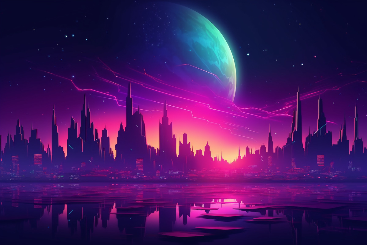 Desktop Background Wallpaper | Synthwave | Retro | 1080p/1440p/4k