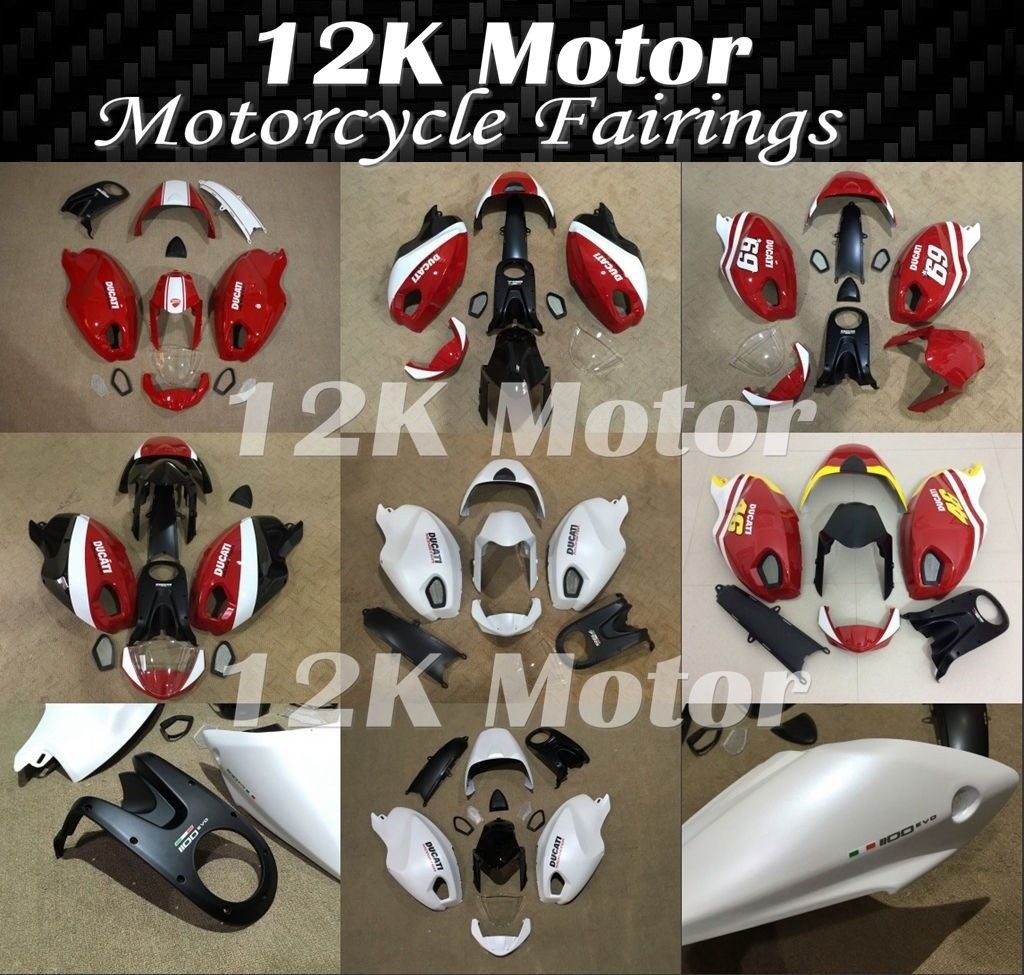 Fit For DUCATI Monster 659 695 696 796 1100 Fairings Set Fairing