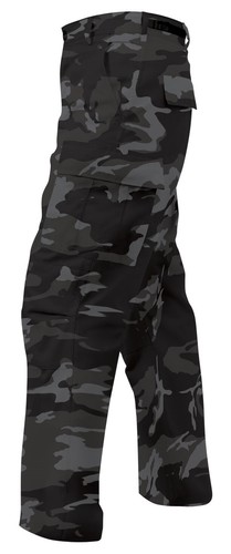 White OR Black Camo BDU Cargo Pants Paintball Nets Raiders Kings Sox Spurs - Picture 5 of 6