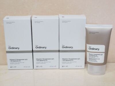 THE ORDINARY VITAMIN C SUSPENSION 23% + HA SPHERES 2% 1 OZ BOXED LOT OF 3