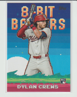 2025 Topps Series 1 Dylan Crews 8-Bit Players Insert Card