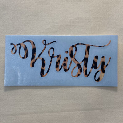 leopard print yeti tumbler