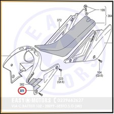 POLINI 144.804.024 LATERALE SERBATOIO SINISTRO NERO 125 XP4S
