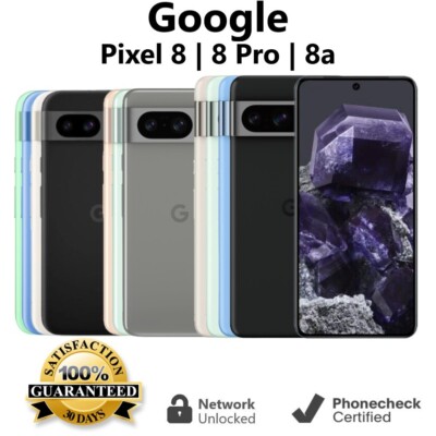Google Pixel 8 | 8 Pro | 8a - 128GB | 256GB - Unlocked T-Mobile AT&T - Poor