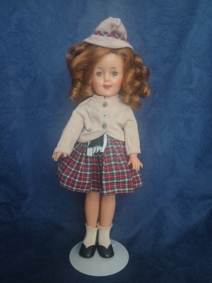 Vintage 12'' Shirley Temple Doll, Wee Willie Winkie, Original Outfit By Ideal