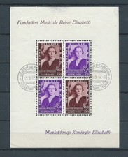 BELGIQUE - 1937 YT 7 ELISABETH - BLOC OBL. / USED