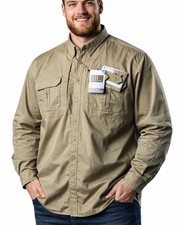 5.11 Tactical Taclite Pro Long Sleeve Shirt Men  s Ripstop Vented Patch Removed