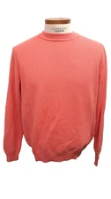 Avon Celli Cotton Salmon Pink Pique Textured Cotton Men's size 52 / Large