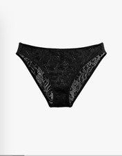 Araks black French lace 'Tris' briefs BNWT RRP �82