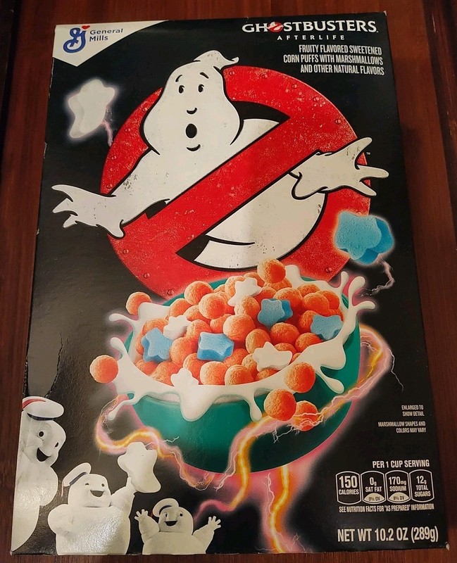 Ghostbusters Afterlife Cereal