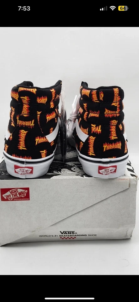 Zapato de skate Vans X Thrasher Sk8-Hi (negro/multi) Foto 3 de 4
