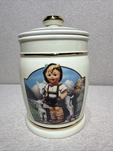 1993 M J Hummel Canister Collection ~ 4 Vintage Danbury Mint Set