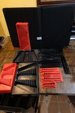 15 Empty Snap-on 11 Magnetic Socket Storage And 4 Stubby Wrench 92