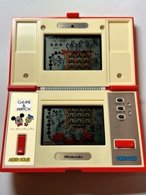 NINTENDO GAME AND & WATCH MICKEY & DONALD 1982 Multi Screen  with BOX Direct Fro