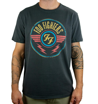 AMPLIFLIED T-Shirt FOO FIGHTERS ''FF AIR'' Herren T-Shirt charcoal neu