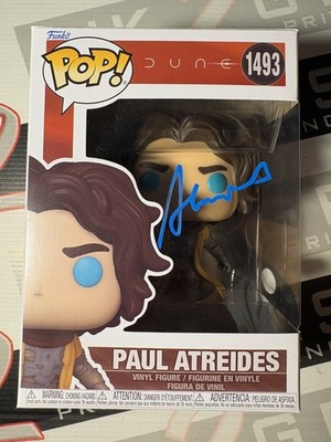 Timothee Chalamet signiert Paul Atreides Funko Pop! Autogramm ACOA - Dune