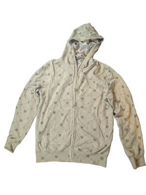 Vintage YS Champagne Collection Beige Hoodie Men Medium Streetwear Skate Hip Hop