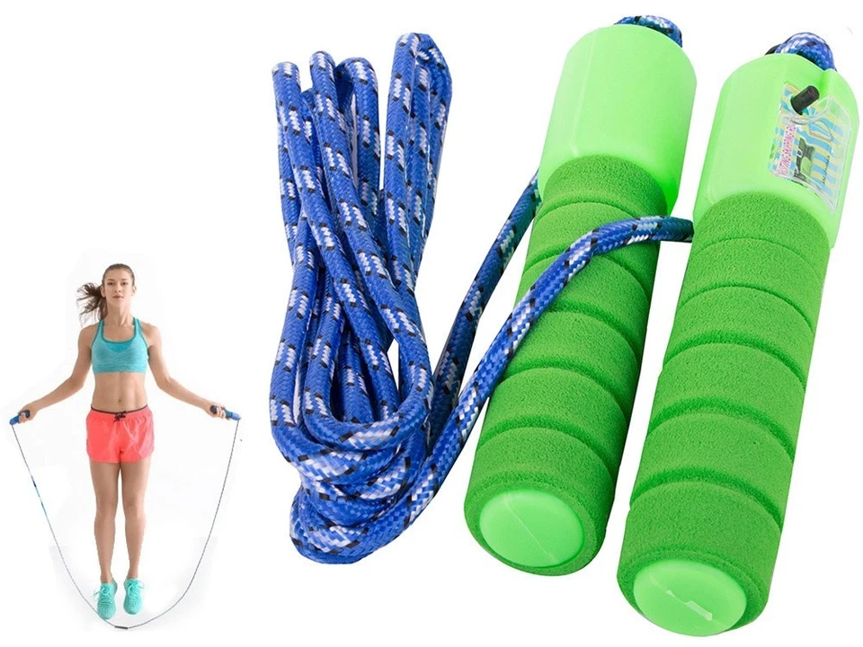 Springseil mit Zähler – Einstellbar & Ideal für Fitness, Crossfit & Ausdauertrai - Bild 2 von 4