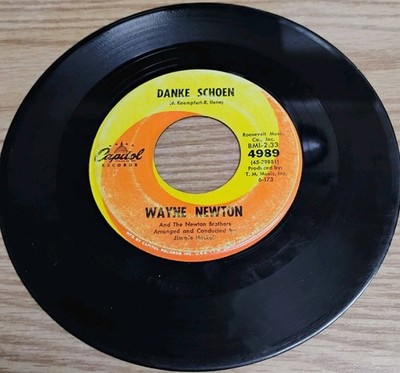 WAYNE NEWTON-DANKE SCHOEN/BETTER NOW THAN LATER VINYL 45