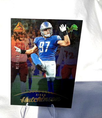 2023 Panini Luminance #15 Aidan Hutchinson blue /150
