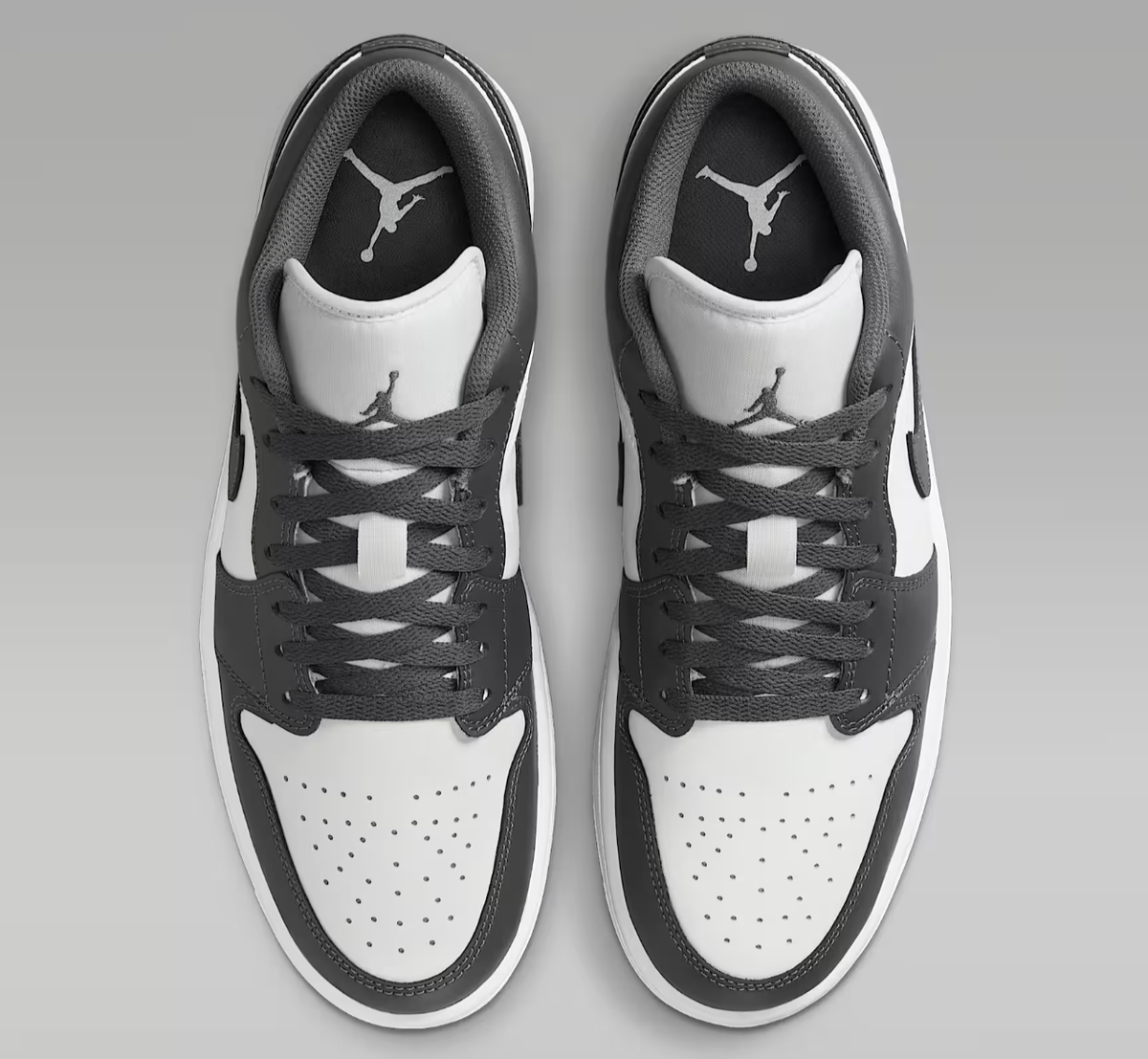 Air Jordan 1 Low Shoes Iron Grey Summit White Men's | Size 7.5
