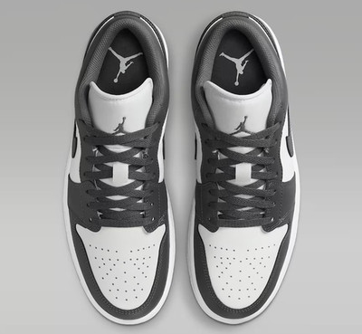 Air Jordan 1 Low Shoes Iron Grey Summit White Men's | Size 7.5 - 13