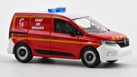 Norev Renault Kangoo Van 2023 Pompiers Chef De Groupe 1:64