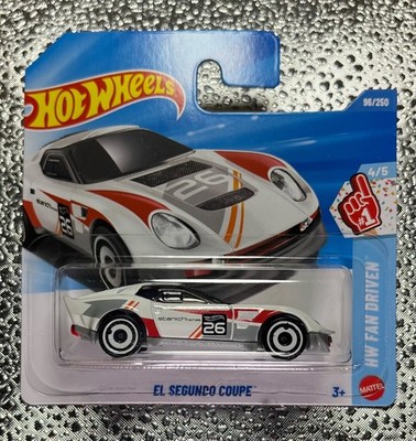 EL SEGUNDO COUPE HOT WHEELS FAN DRIVEN SERIES SHORT CARD INTERNATIONAL CARD