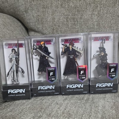Figpin Bleach Full Set SDCC 2024 Exclusives LE300. Ichigo Uryu Renji Rukia 