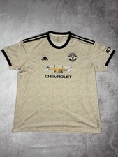 Adidas Manchester United 2019 2020 Away Jersey Gold 2XL Climalite Soccer