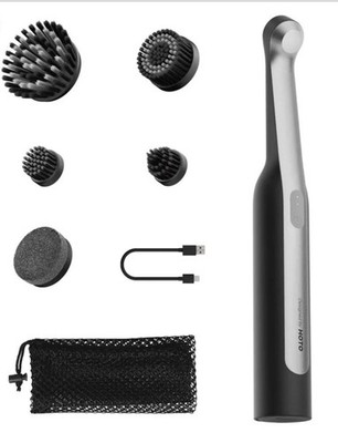HOTO Wand Cordless Spin Scrubber   Electric Cleaning Brush Bathroom Tile Grout K