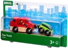 BRIO WORLD Tow Truck 33528 3 Rail  Road Series from Japan w/Tracking