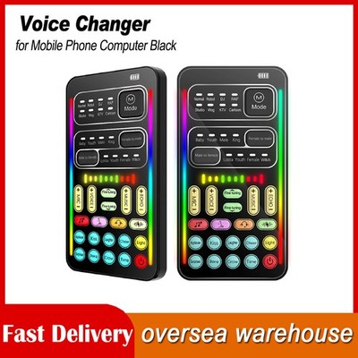 Voice Changer ABS Handheld Portable Sound Disguiser with 8 Sound Effects LU7