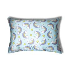 NOCHKA 100% Pure Mulberry Kids Silk Pillowcase Printed  - Handmade in USA